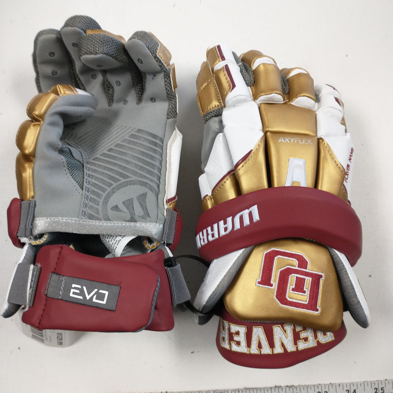 Load image into Gallery viewer, Warrior EVO QX sample custom DU Lacrosse Gloves size Large NEW
