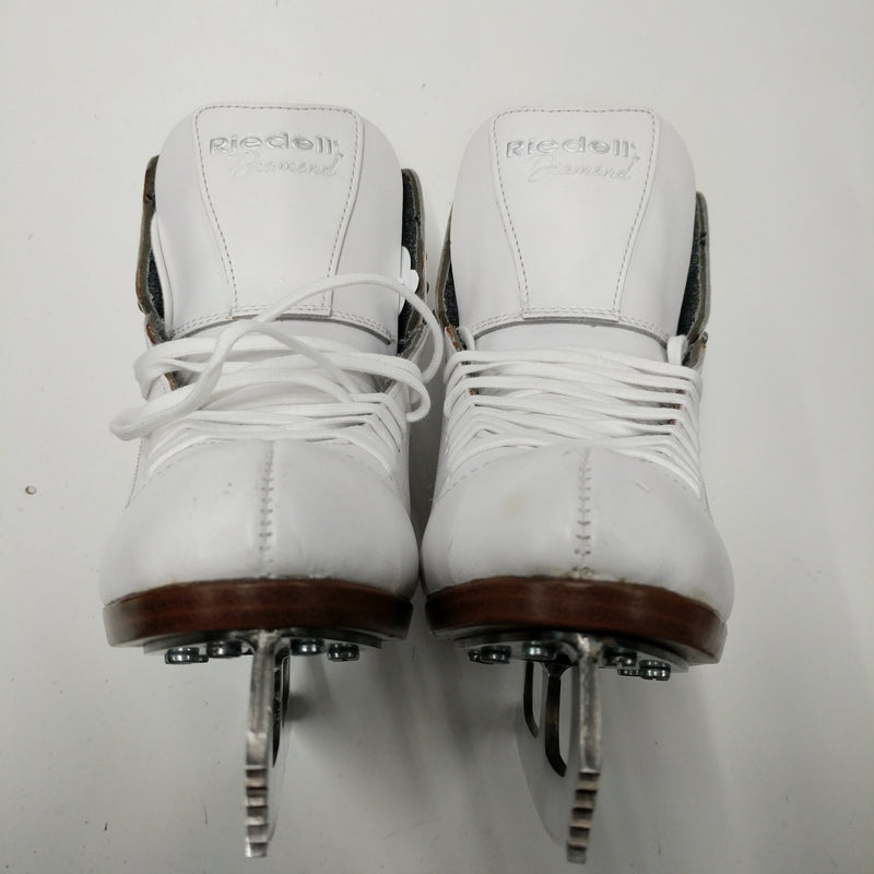 Load image into Gallery viewer, Slightly Used Riedell Diamond Size 4.5 Figure Skates
