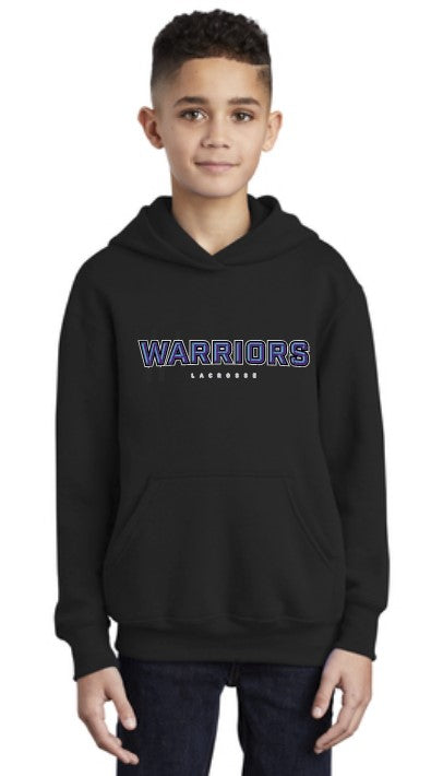 Warriors Lacrosse Cotton/Poly Youth Hoodie