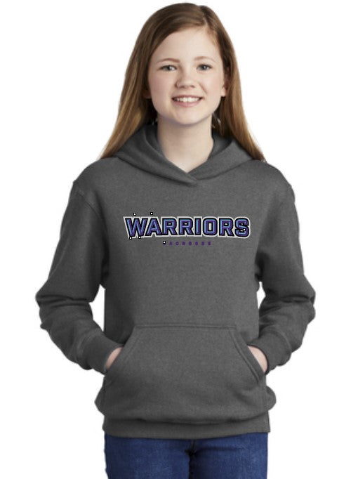 Load image into Gallery viewer, Warriors Lacrosse Cotton/Poly Youth Hoodie
