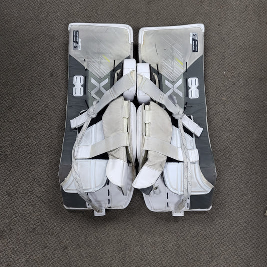 Used Bauer Vapor Hyperlite 2 Sr. Small Goalie Leg Pads