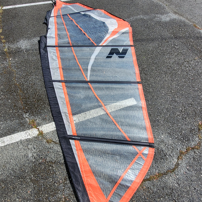 Load image into Gallery viewer, Used Northwave Windsurfing Sail 4.7 Meters (Grey/Orange)
