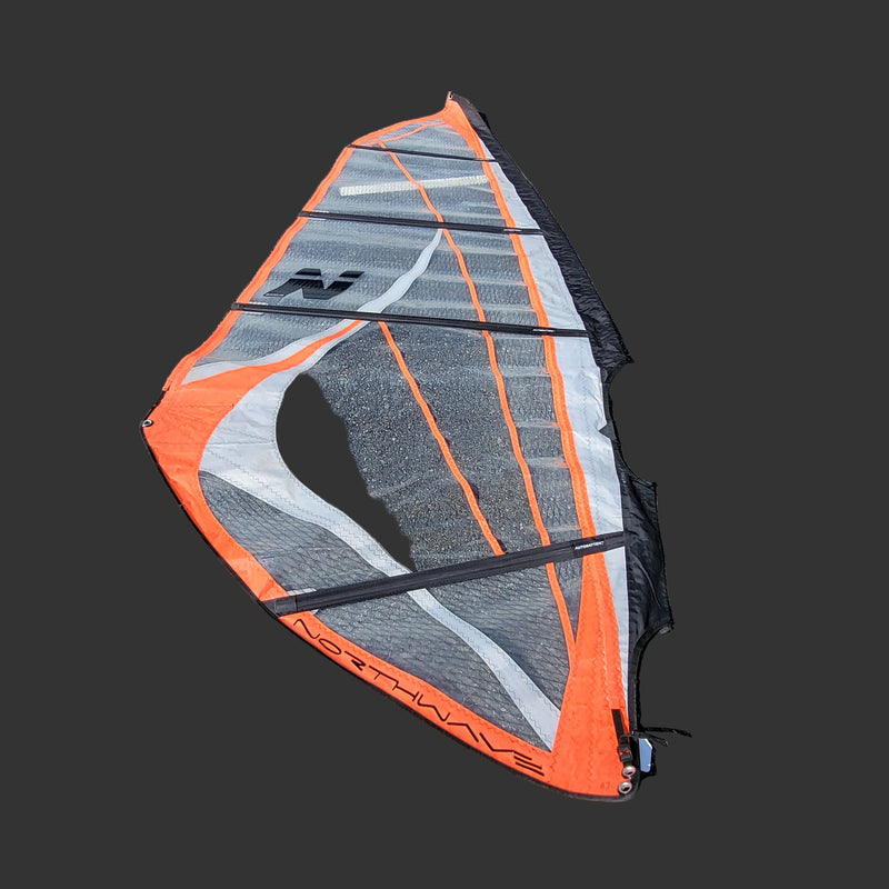 Load image into Gallery viewer, Used Northwave Windsurfing Sail 4.7 Meters (Grey/Orange)
