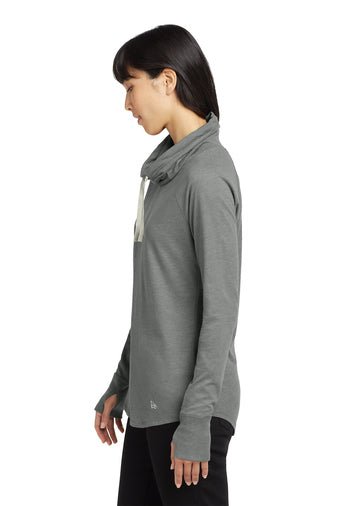 Load image into Gallery viewer, SF Eagles New Era Women's Sueded Cotton Blend Cowl Tee
