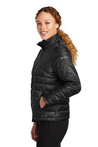 Load image into Gallery viewer, SKIS Eddie Bauer Ladies Quilted Coach Jacket SK Logo
