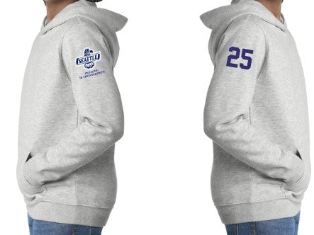 Load image into Gallery viewer, Seattle Girls 10U Team Fleece Hoodie (Coach Grudzien)
