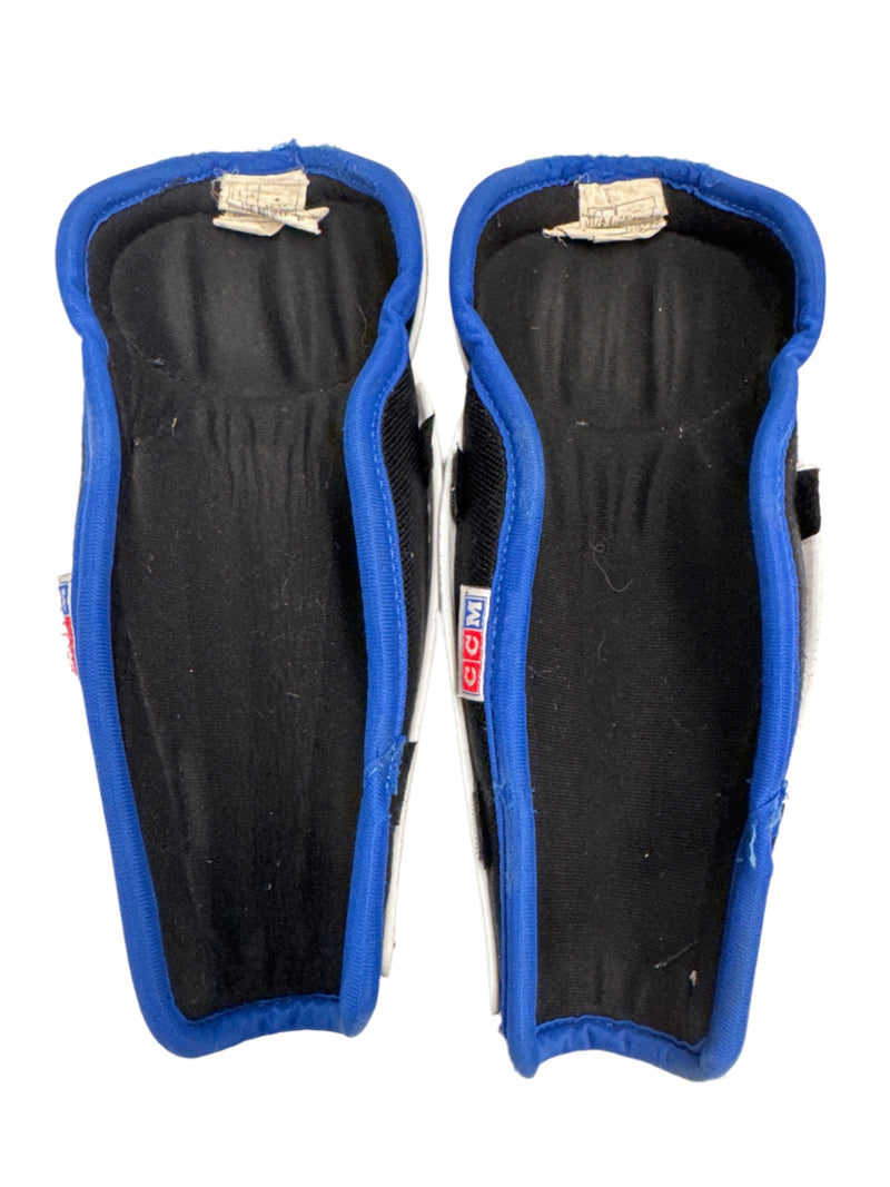 Load image into Gallery viewer, Used CCM Tacks 10" Hockey Shin Guards
