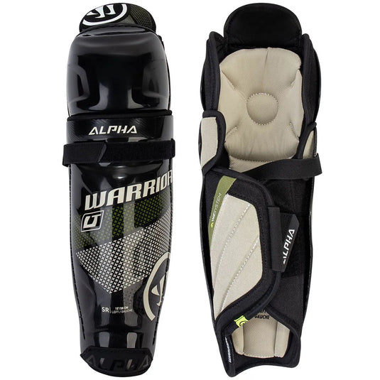 Warrior Alpha Lite Junior Hockey Shin Guards