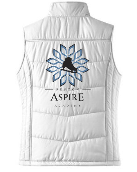 Load image into Gallery viewer, Aspire Academy Ladies Puffy Vest

