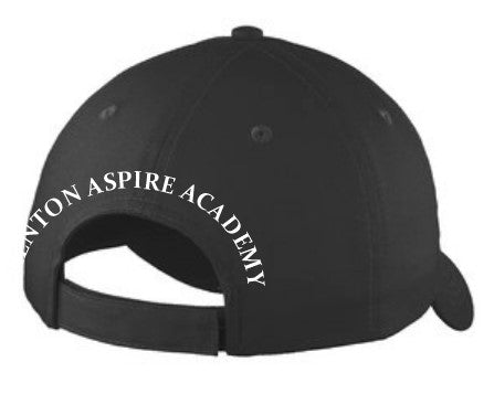 Load image into Gallery viewer, Aspire Academy Unstructured Black Velcro Back Cap

