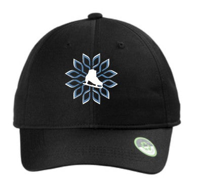 Load image into Gallery viewer, Aspire Academy Unstructured Black Velcro Back Cap
