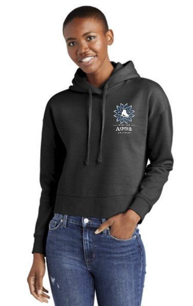 Load image into Gallery viewer, Aspire Academy Women's Crop Fleece Hoodie
