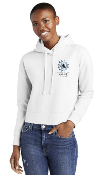 Load image into Gallery viewer, Aspire Academy Women's Crop Fleece Hoodie

