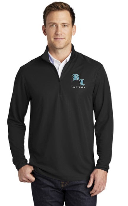 Bonney Lake Softball Mens Mesh Pinpoint 1/2 Zip