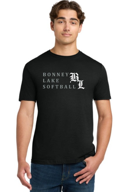 Bonney Lake Softball Softstyle Cotton Adult Tshirt (BL Logo)