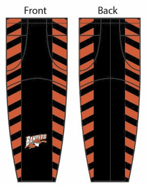 Bandits RHL Black/Orange Hockey Socks
