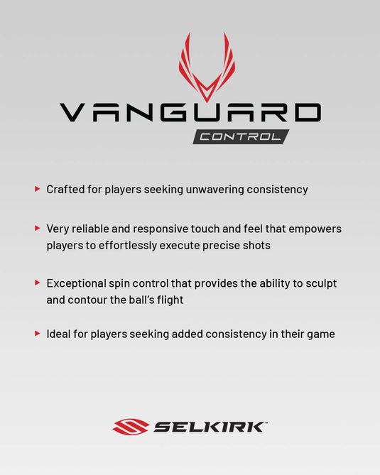 Selkirk Vanguard Control Pickleball Paddle