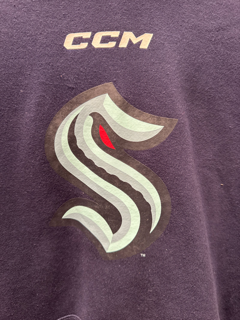 Load image into Gallery viewer, CCM Seattle Kraken Hoodie size L New

