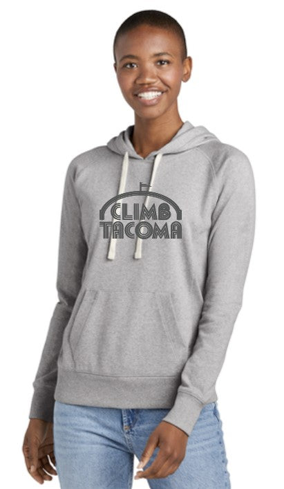 Load image into Gallery viewer, Climb Tacoma Women's Re-fleece Hoodie
