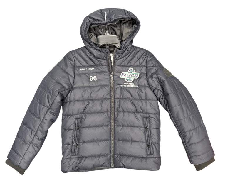Load image into Gallery viewer, Blemished - Sno-King Jr Thunderbirds Bauer Puffer Jacket S21
