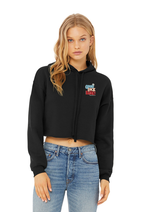 Femininomenons Double Logo Women's Cropped Sponge Fleece Cropped Hoodie
