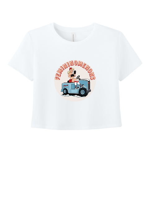 Load image into Gallery viewer, Femininomenons Women's Cropped Flowy T-Shirt
