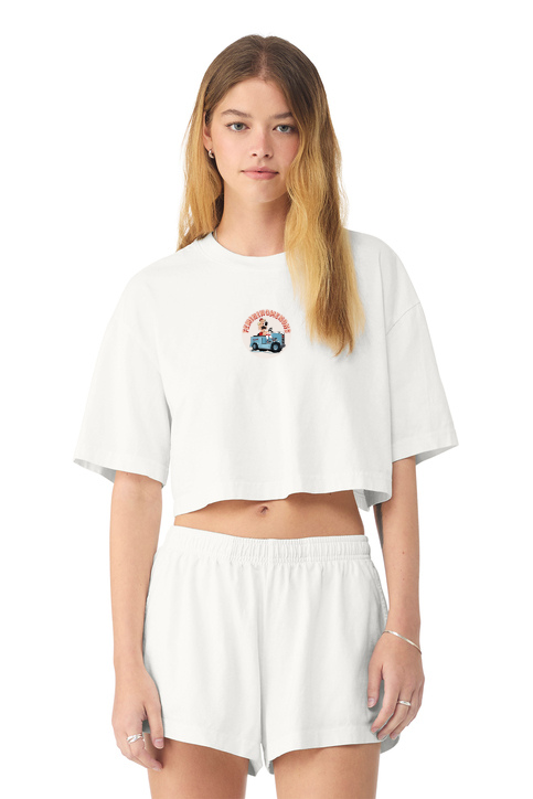 Load image into Gallery viewer, Femininomenons Women's Cropped Heavyweight Oversize T-Shirt
