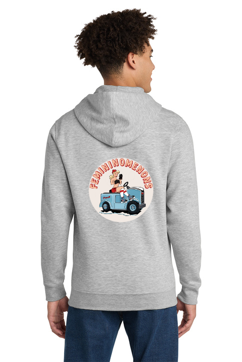 Load image into Gallery viewer, Femininomenons Double Logo V.I.T. Fleece Full-Zip Hoodie
