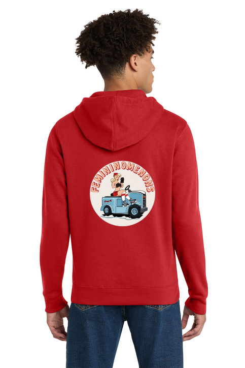 Load image into Gallery viewer, Femininomenons Double Logo V.I.T. Fleece Full-Zip Hoodie
