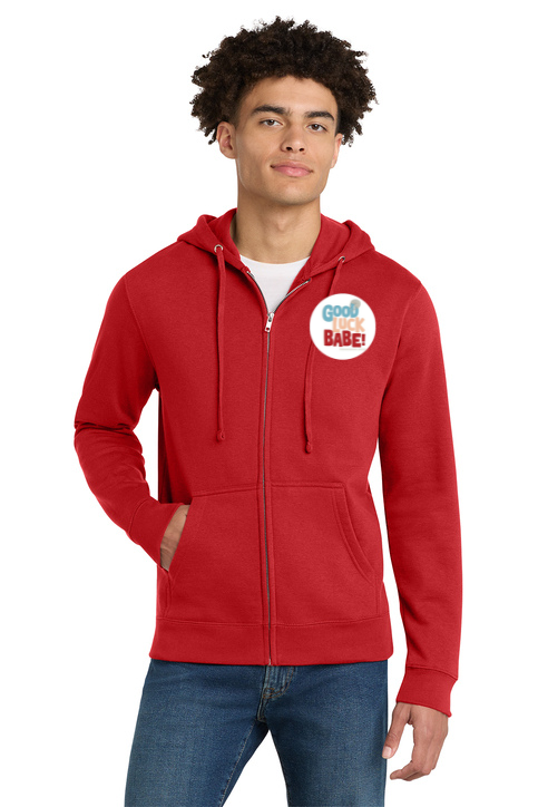 Load image into Gallery viewer, Femininomenons Double Logo V.I.T. Fleece Full-Zip Hoodie
