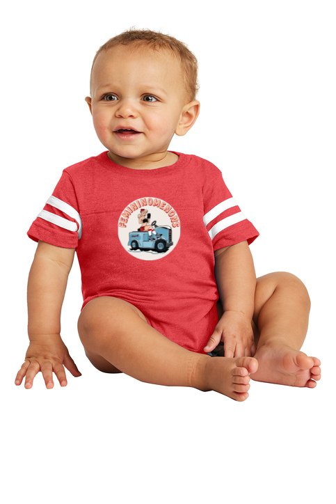 Load image into Gallery viewer, Femininomenons Infant Football Jersey Bodysuit
