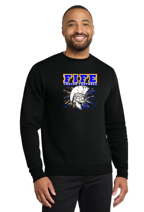 Fife Junior Football Fleece Crewneck Sweatshirt
