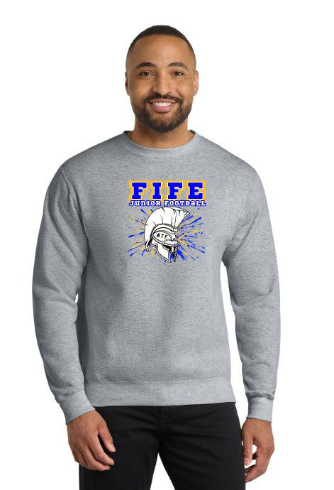 Fife Junior Football Fleece Crewneck Sweatshirt