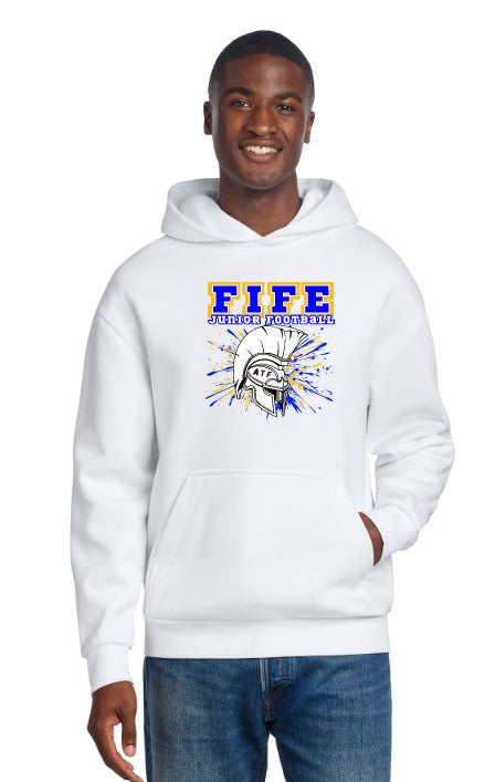 Load image into Gallery viewer, Fife Junior Adult Heavyweight Fleece Hoodie (Choose Logo)

