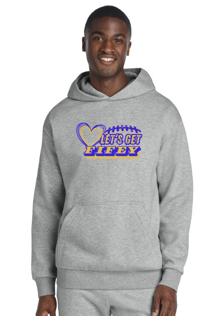 Load image into Gallery viewer, Fife Junior Adult Heavyweight Fleece Hoodie (Choose Logo)
