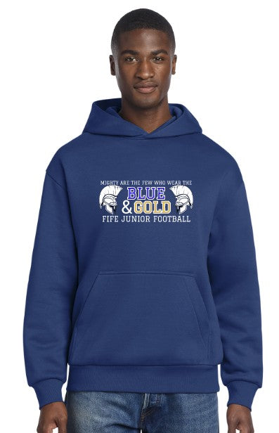 Fife Junior Adult Heavyweight Fleece Hoodie (Choose Logo)