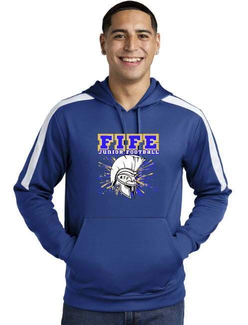 Load image into Gallery viewer, Fife Junior Sport-Wick Fleece United Hoodie (Choose Logo)
