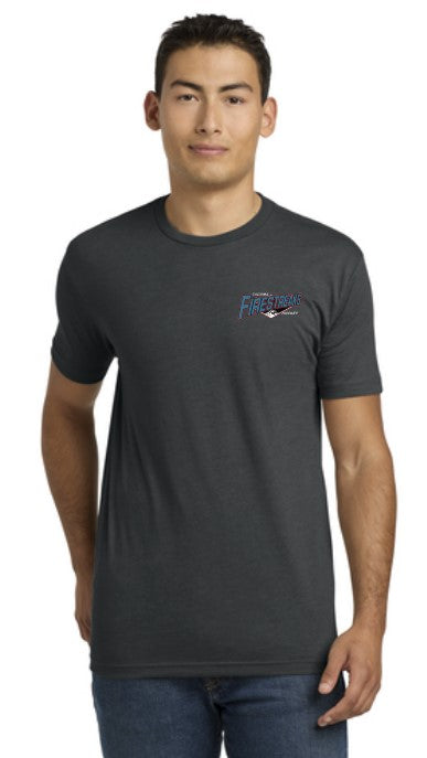 Load image into Gallery viewer, Tacoma Firestreaks Cotton/Poly Blend Adult Tshirt w/ Number
