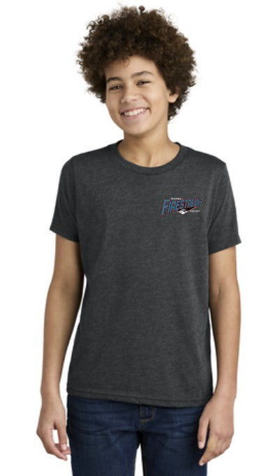 Tacoma Firestreaks Cotton/Poly Blend Youth Tshirt w/ Number