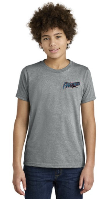 Load image into Gallery viewer, Tacoma Firestreaks Cotton/Poly Blend Youth Tshirt w/ Number
