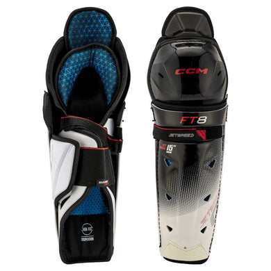 CCM Jetspeed FT8 Junior Hockey Shin Guards