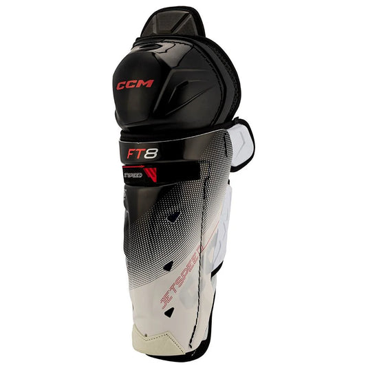 CCM Jetspeed FT8 Junior Hockey Shin Guards