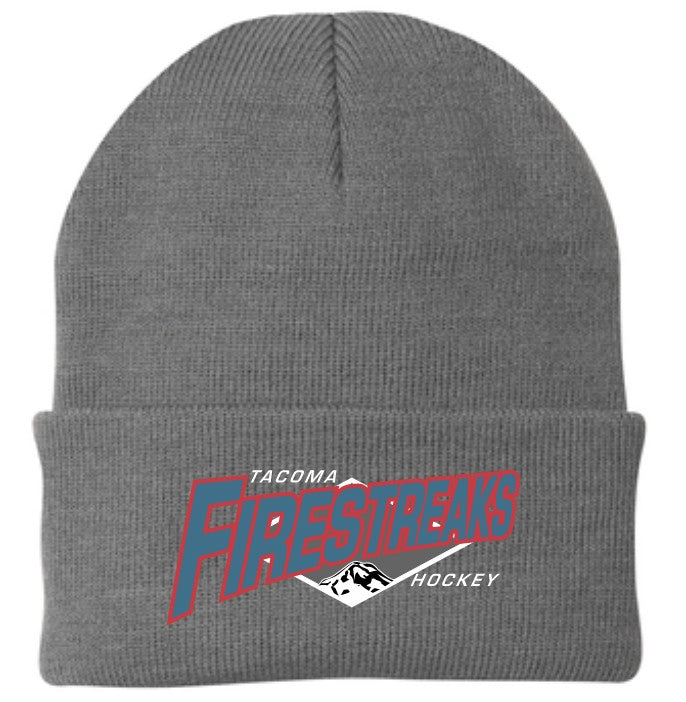 Load image into Gallery viewer, Tacoma Firestreaks Solid Knit Beanie
