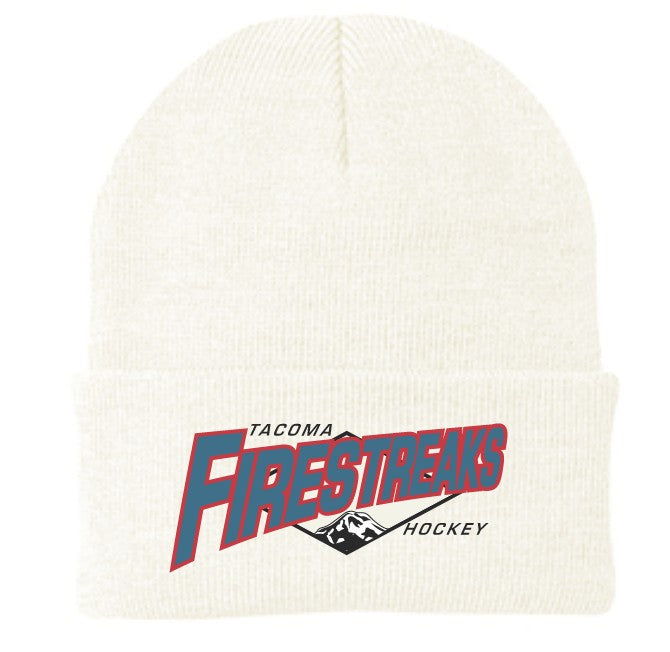 Load image into Gallery viewer, Tacoma Firestreaks Solid Knit Beanie
