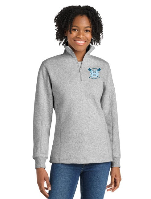 Load image into Gallery viewer, GH Lacrosse Women's Fleece 1/4-Zip Pullover Sweatshirt
