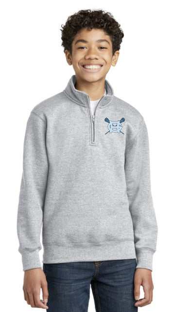 Load image into Gallery viewer, GH Lacrosse Youth Fleece 1/4-Zip Pullover Sweatshirt
