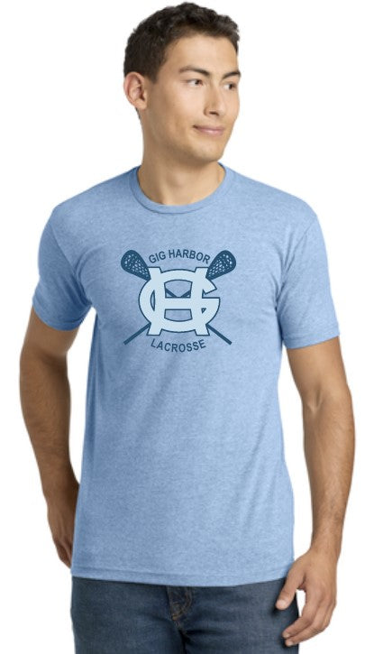 GH Lacrosse CVC Blend Tshirt (Crossing Sticks Logo)