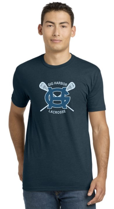 GH Lacrosse CVC Blend Tshirt (Crossing Sticks Logo)