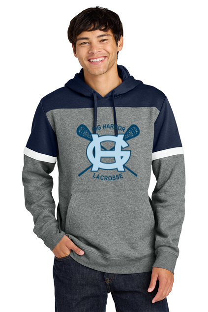 Load image into Gallery viewer, GH Lacrosse Adult Drive Fleece Colorblock Hoodie
