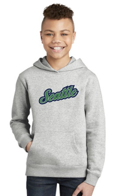 Load image into Gallery viewer, Seattle Girls 10U Team Fleece Hoodie (Coach Grudzien)
